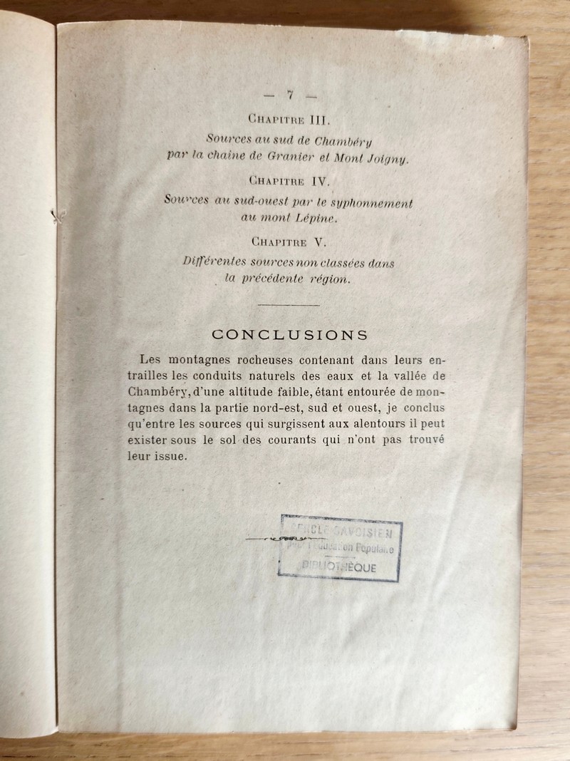 Origine des eaux du bassin de Chambéry - Comment elles arrivent des glaciers et s'écoulent dans la plaine