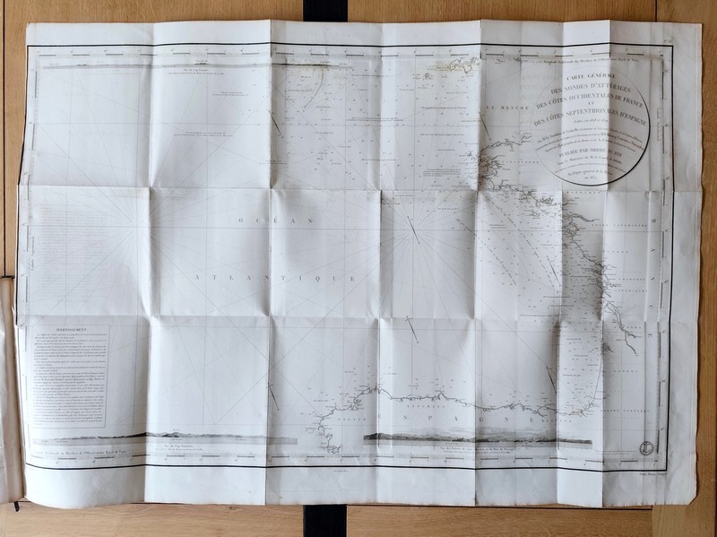 Mémoire sur les Attérages des côtes occidentales de France et précis des opérations hydrographiques et astronomiques faites en 1828 et 1829 sur les...