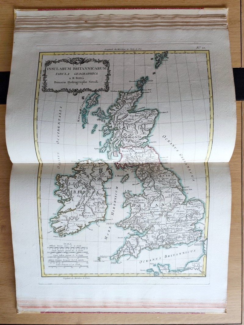 Recueil de cartes sur la Géographie ancienne. Suivi de Tableaux historiques et chronologiques des principales Révolutions arrivées dans quelques pays de l'Asie, de l'Afrique & de l'Europe, depuis les premiers Empires connus jusqu’au moyen âge