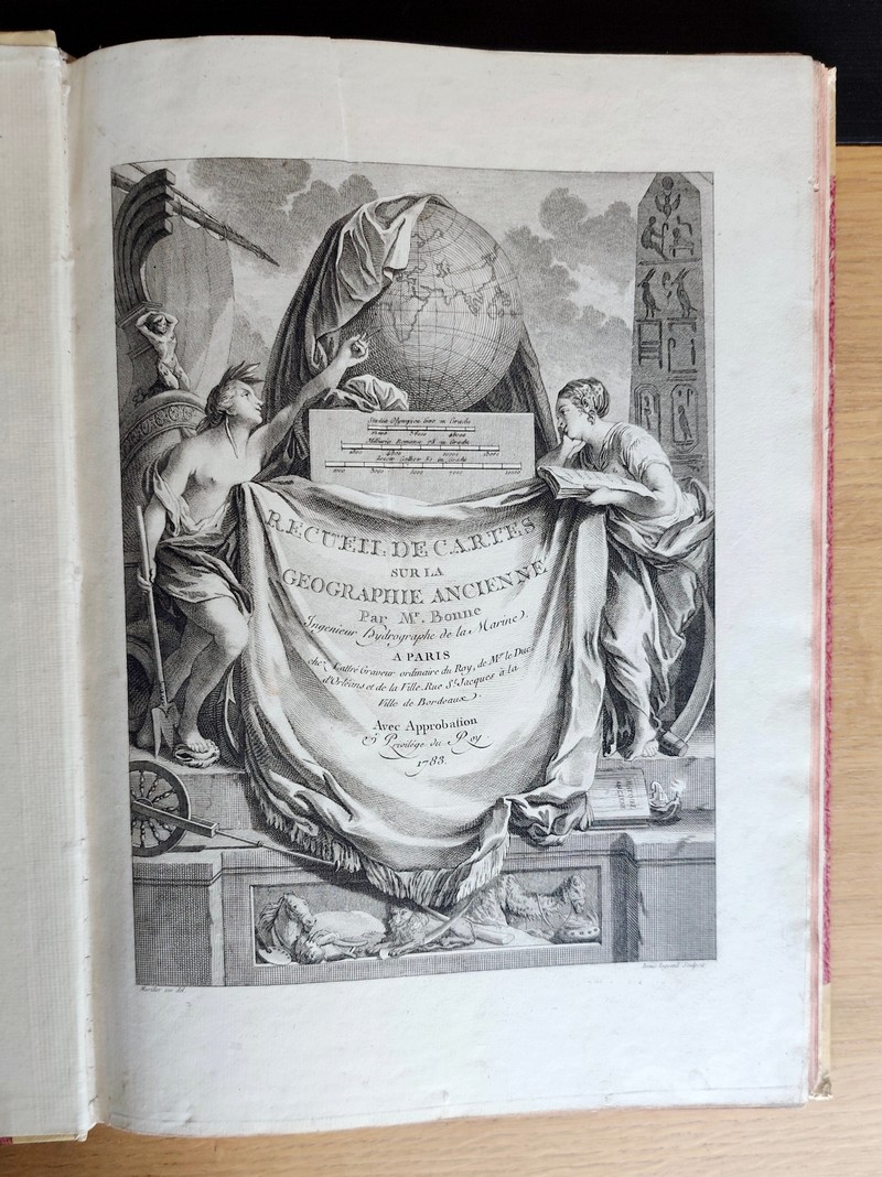 Recueil de cartes sur la Géographie ancienne. Suivi de Tableaux historiques et chronologiques des principales Révolutions arrivées dans quelques pays de l'Asie, de l'Afrique & de l'Europe, depuis les premiers Empires connus jusqu’au moyen âge