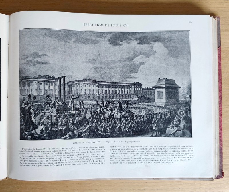 La Révolution française. Constituante - Législative - Convention - Directoire. D'après des peintures, sculptures, gravures, médailles, objets... du temps