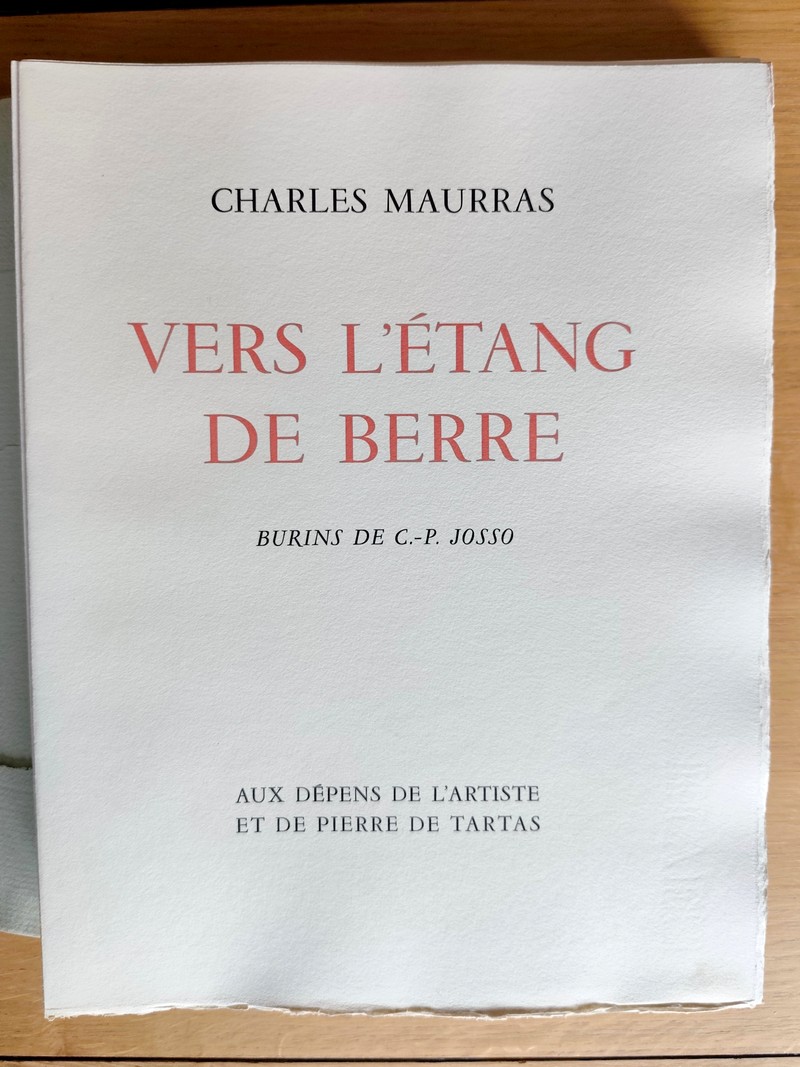 Vers l'étang de Berre (avec une esquisse ayant servi à l'illustration, une suite des gravure en 2ème état, une suite des doubles planches)