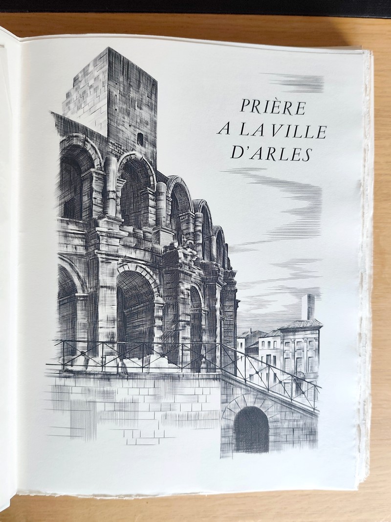 Vers l'étang de Berre (avec une esquisse ayant servi à l'illustration, une suite des gravure en 2ème état, une suite des doubles planches)