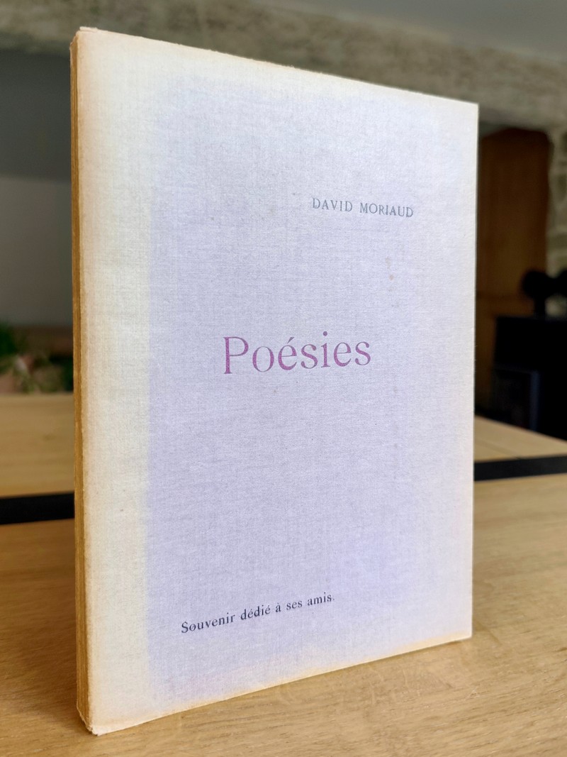 Poésies. Souvenir dédié à ses amis