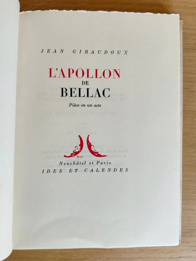 L'Apollon de Bellac. Pièce en un acte