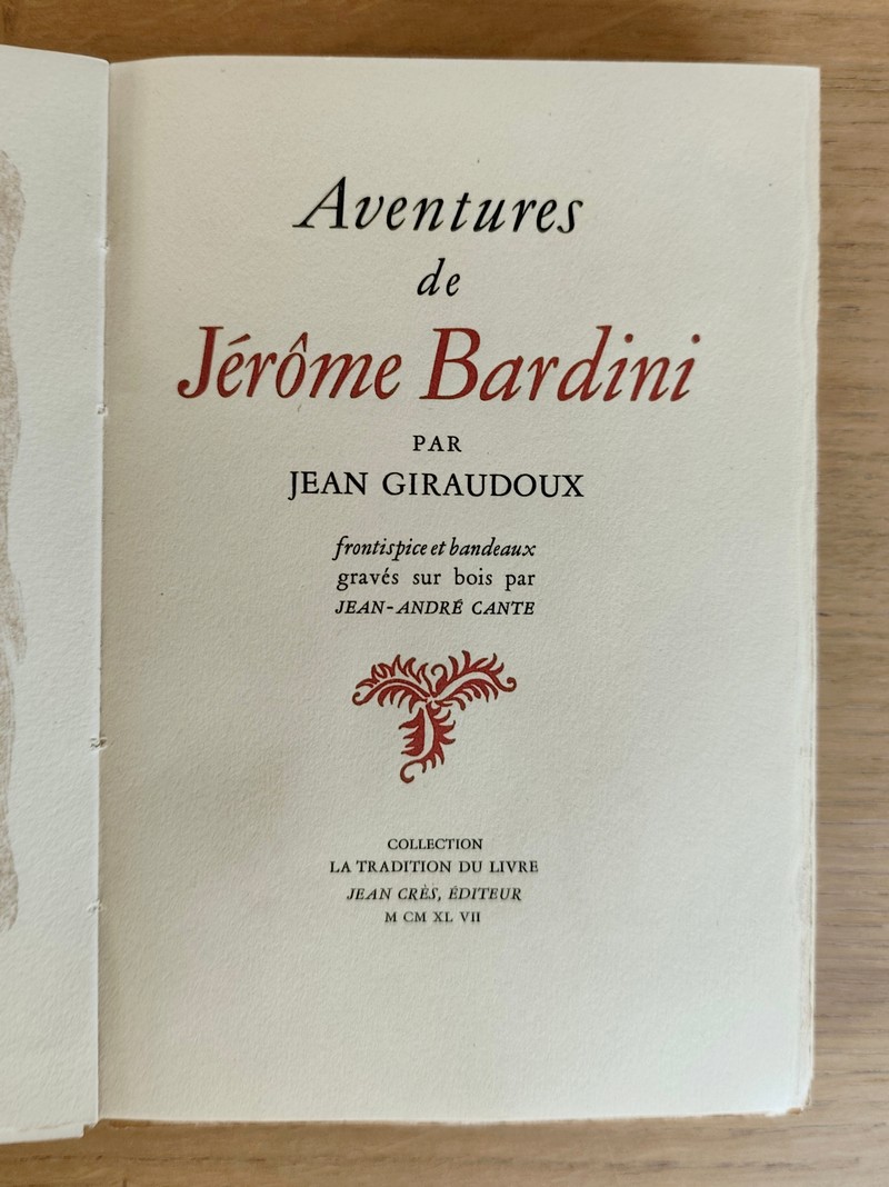 Aventures de Jérôme Bardini (avec suite)