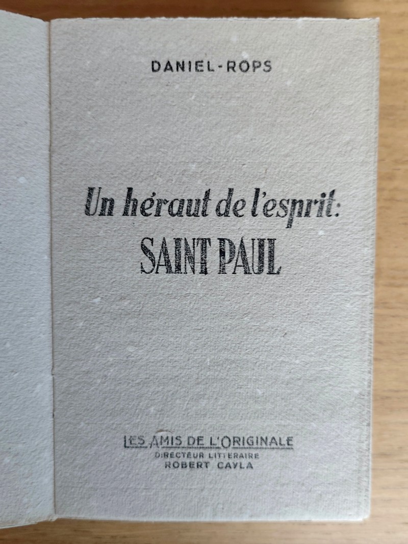 Un héraut de l'esprit : Saint Paul
