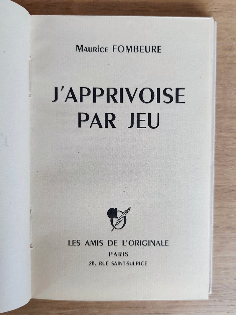 J'apprivoise par jeu