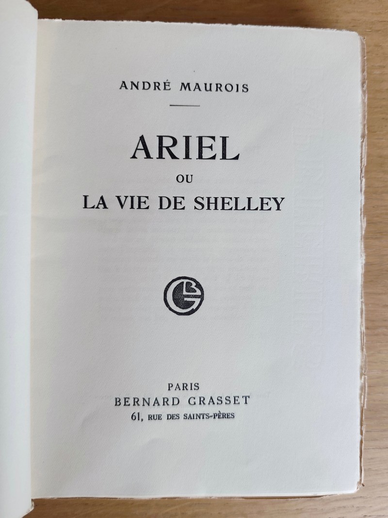 Ariel ou la vie de Shelley