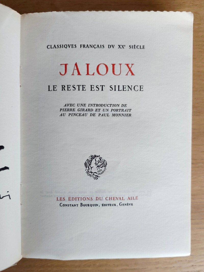 Le reste est silence