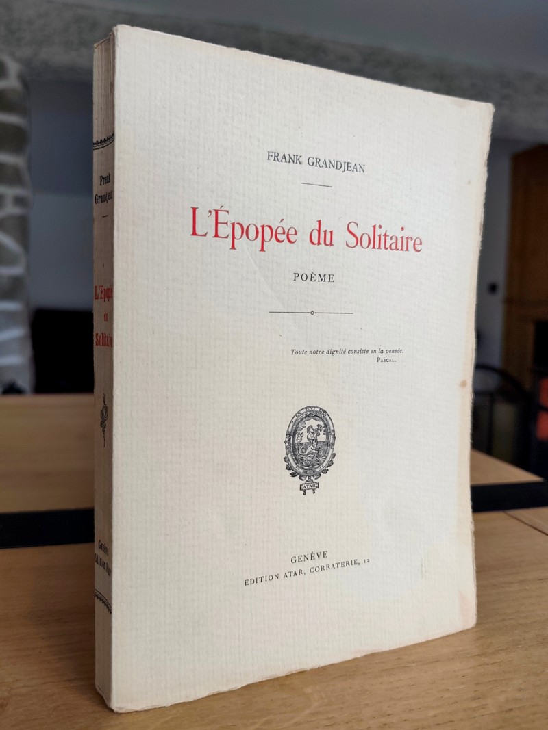 L'épopée du Solitaire, poème