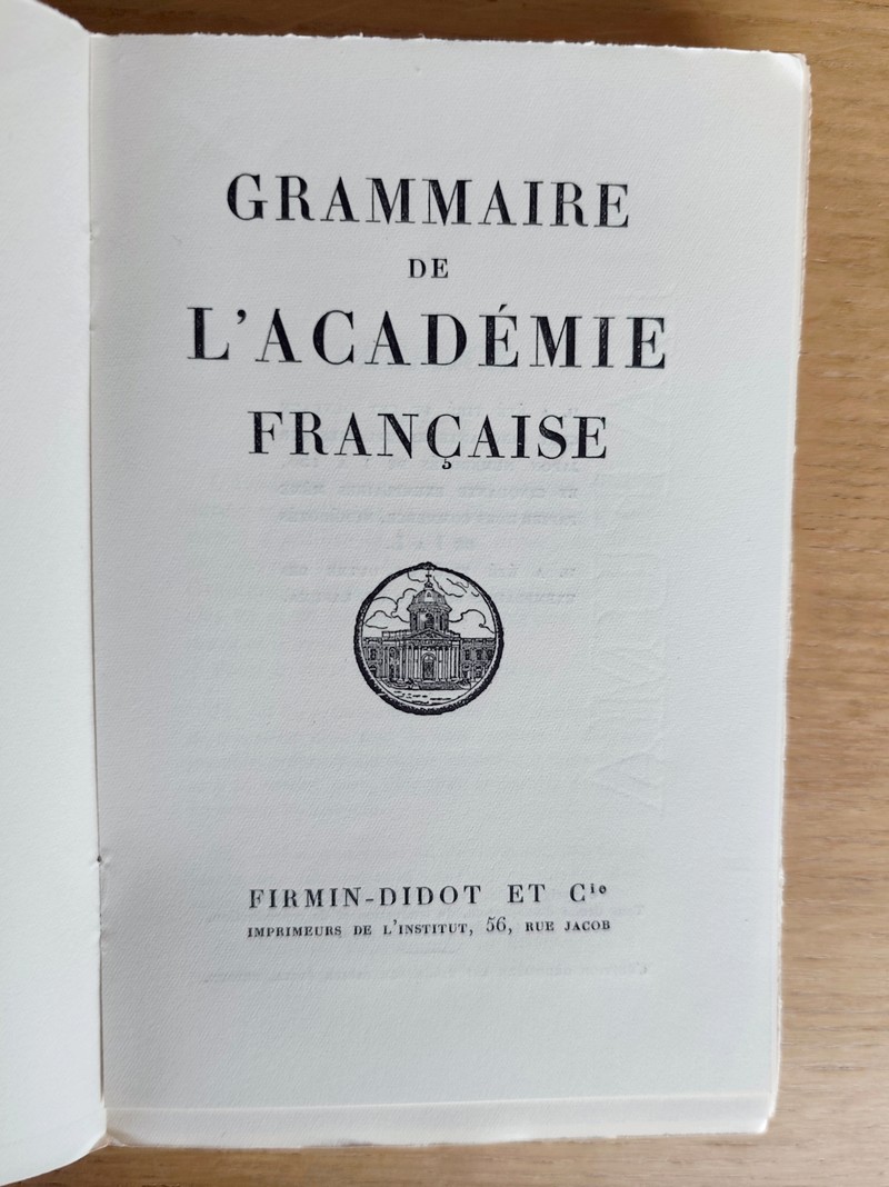 Grammaire de l'Académie française