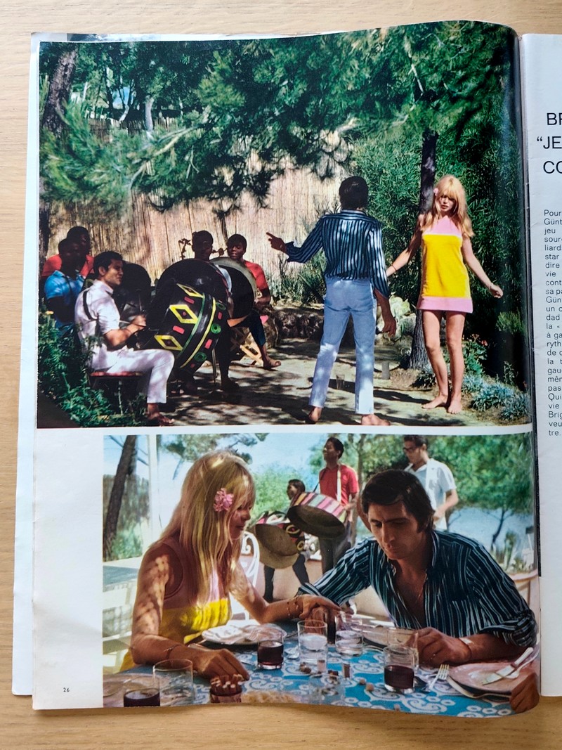 Brigitte Mariée. Jours de France 611 du 30 juillet 1966