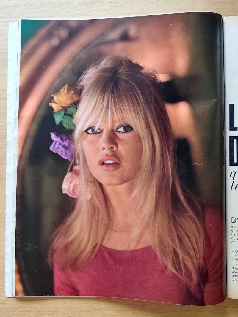 Une histoire d'amour pour B.B. (Brigitte Bardot). Jours de France 600 du 14 Mai 1966