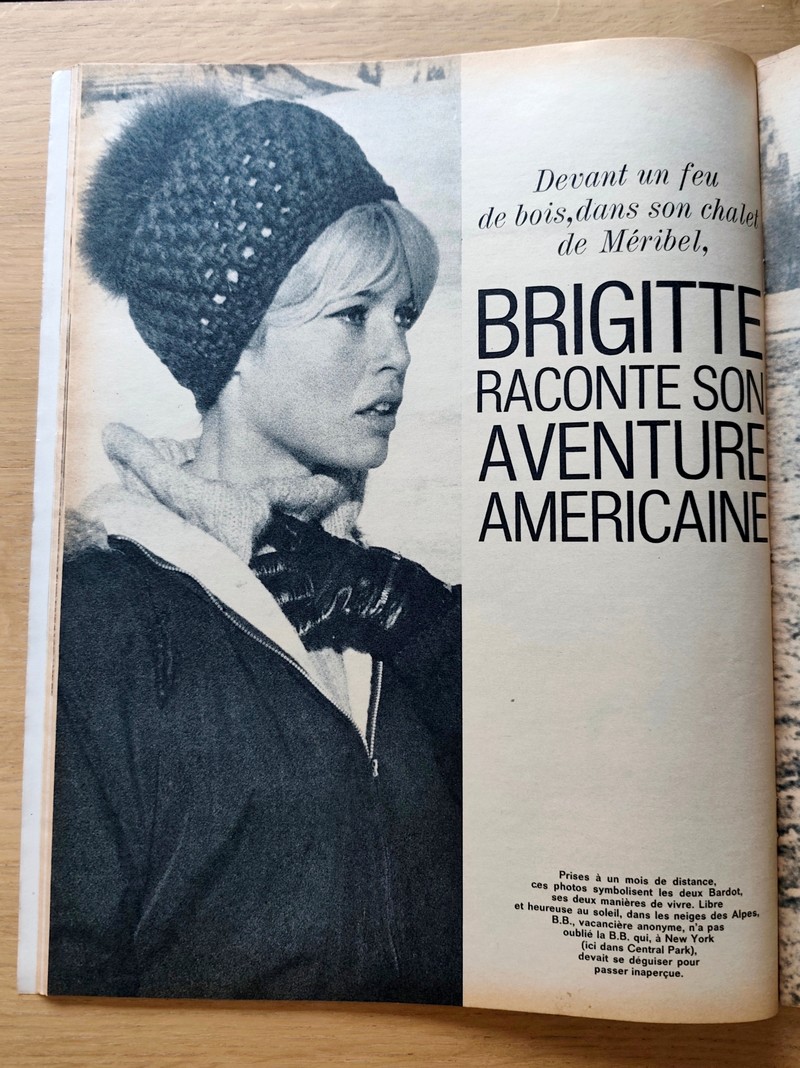 Brigitte Bardot. Jours de France 585 du 29 janvier 1966
