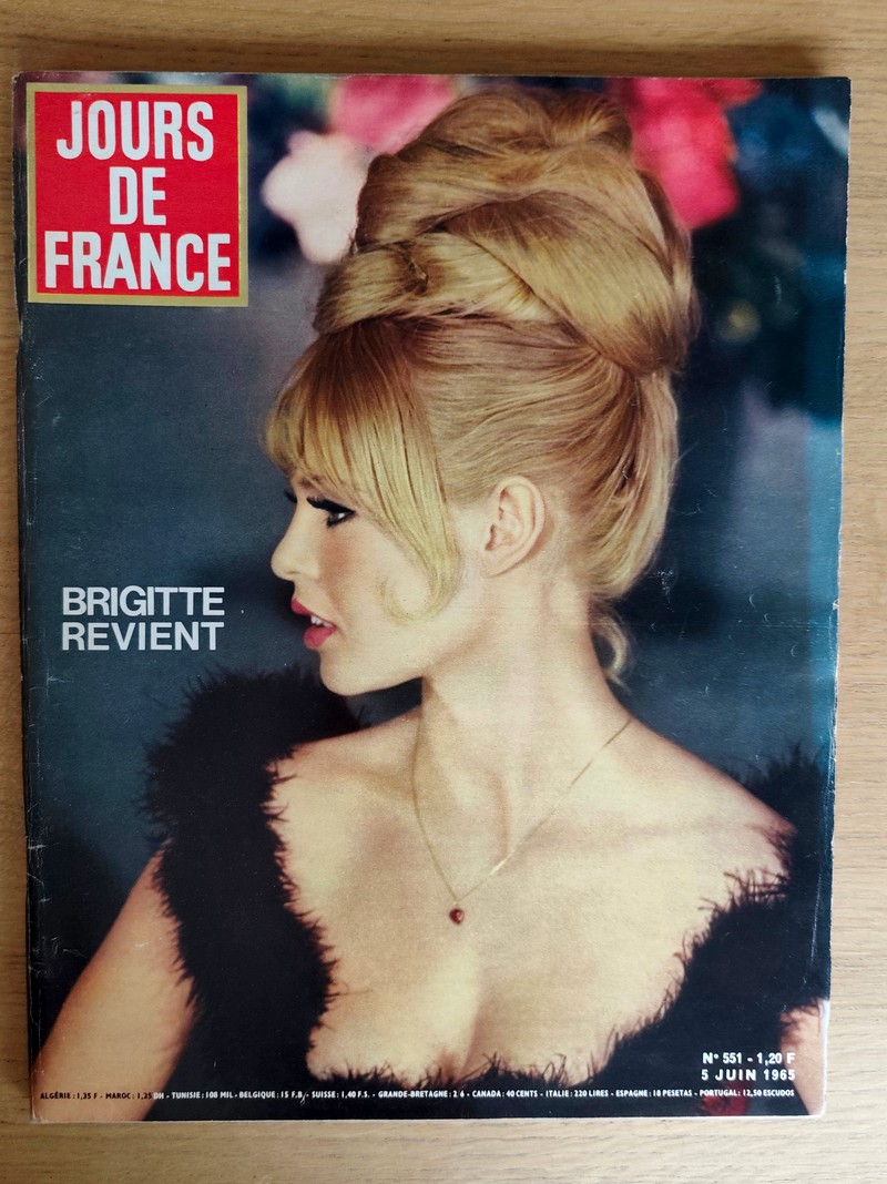 Brigitte revient (Brigitte Bardot). Jours de France 551 du 5 juin 1965