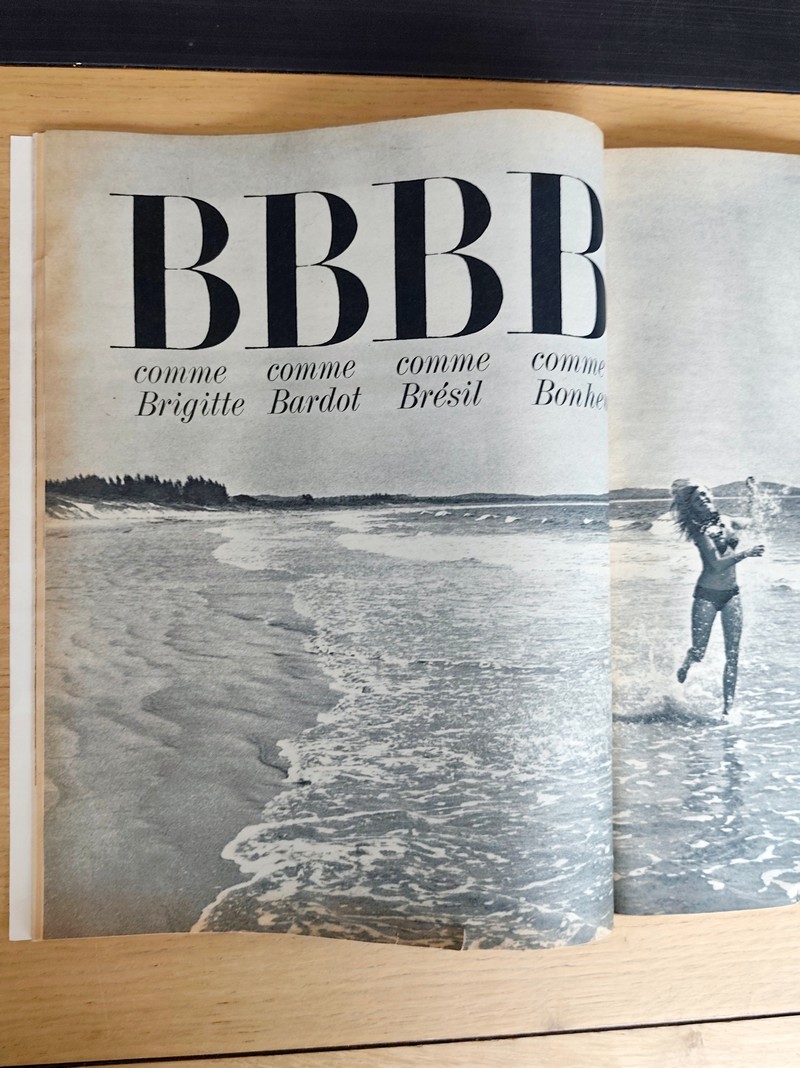 Brigitte le bonheur au soleil (Brigitte Bardot). Jours de France 497 du 23 mai 1964