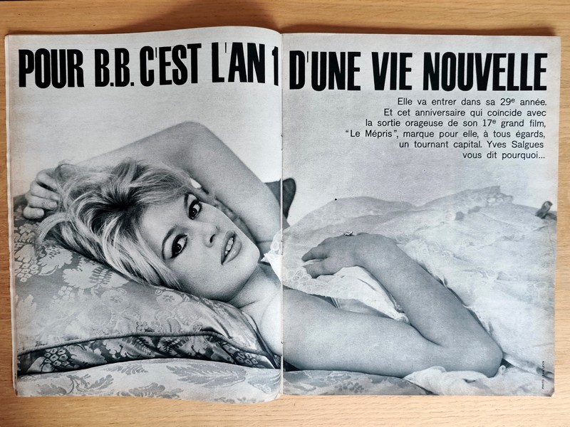 Brigitte, elle commence une nouvelle vie (Brigitte Bardot). Jours de France 460 du 7 septembre 1963