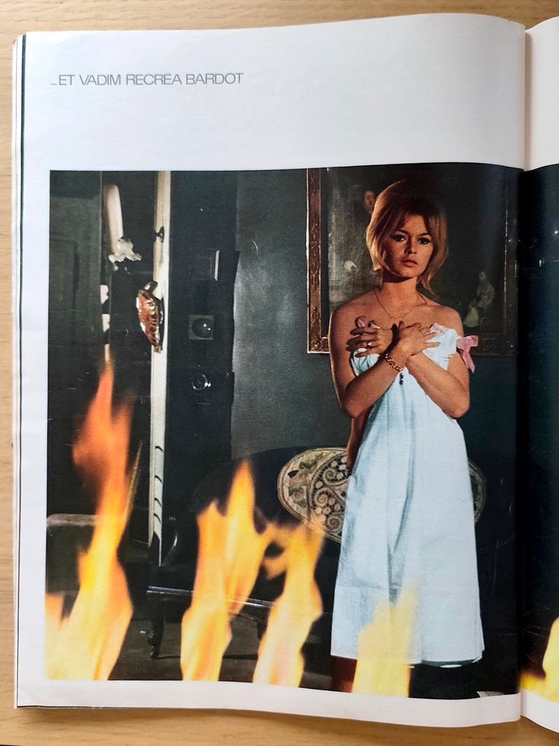 Sa nouvelle rencontre avec Vadim a bouleversé tous les projets de Brigitte (Brigitte Bardot). Jours de France 410 du 22 septembre 1962