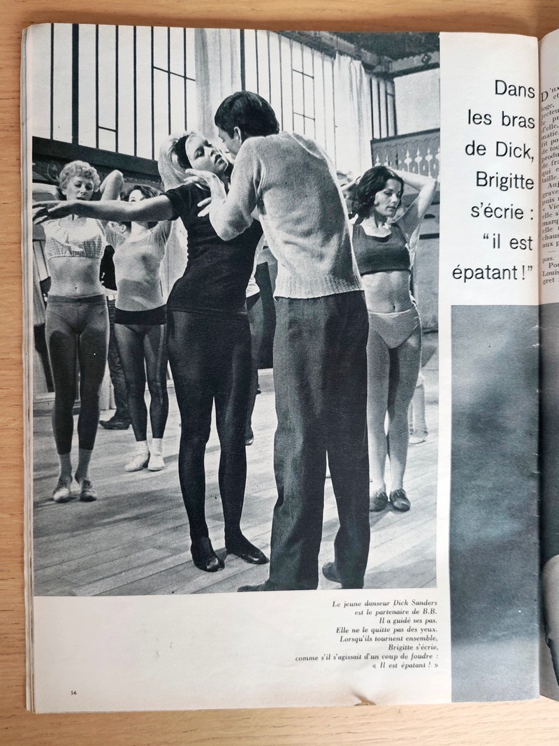 Le vrai métier de B.B. (Brigitte Bardot). Jours de France 352 du 12 aout 1961