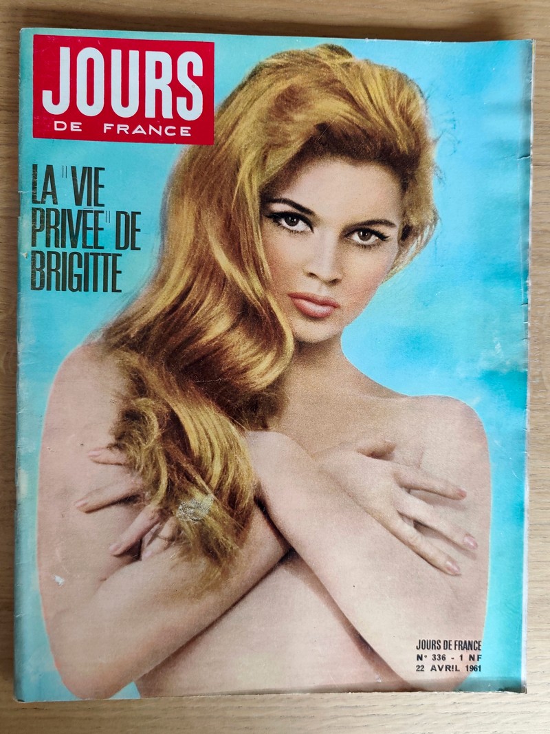 La vie privée de Brigitte (Brigitte Bardot). Jours de France 336 du 22 avril 1961