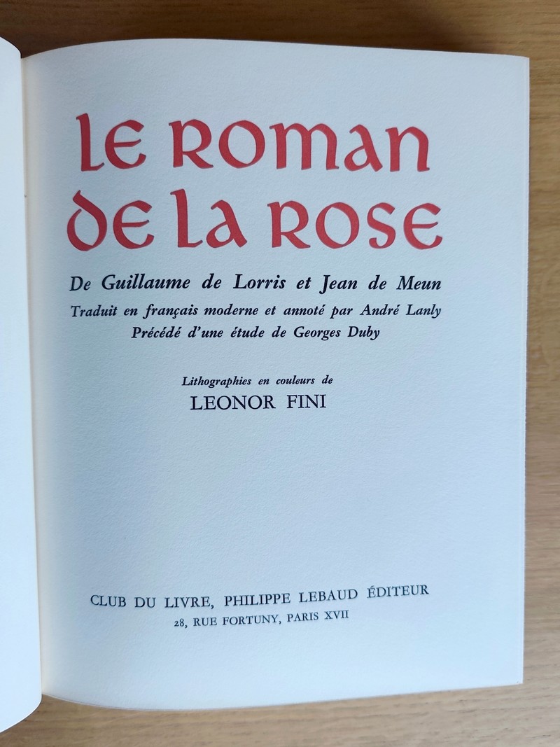 Le Roman de la Rose