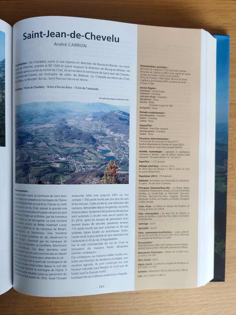 1000 ans d'histoire de la Savoie. Avant-Pays savoyard. Mémoire des Communes de l'Avant-Pays savoyard