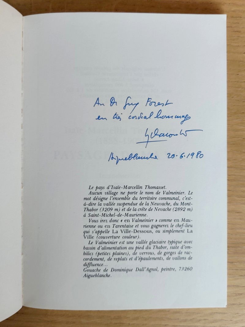 Isaïe-Marcellin Thomasset. Paysages de ma vie 1838-1903