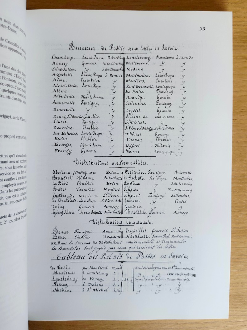 Dictionnaire Géographique du Duché de Savoie, 1840. Contenant la nomenclature et la description du Duché, des Provinces, toutes les Villes, Bourgs et Communes (2 volumes)