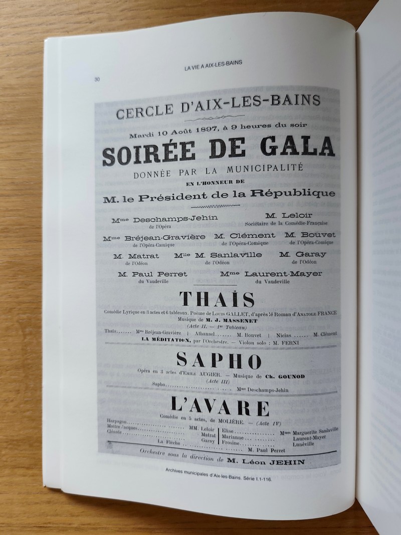 La vie à Aix-les-Bains au XIXe siècle (1814-1914)