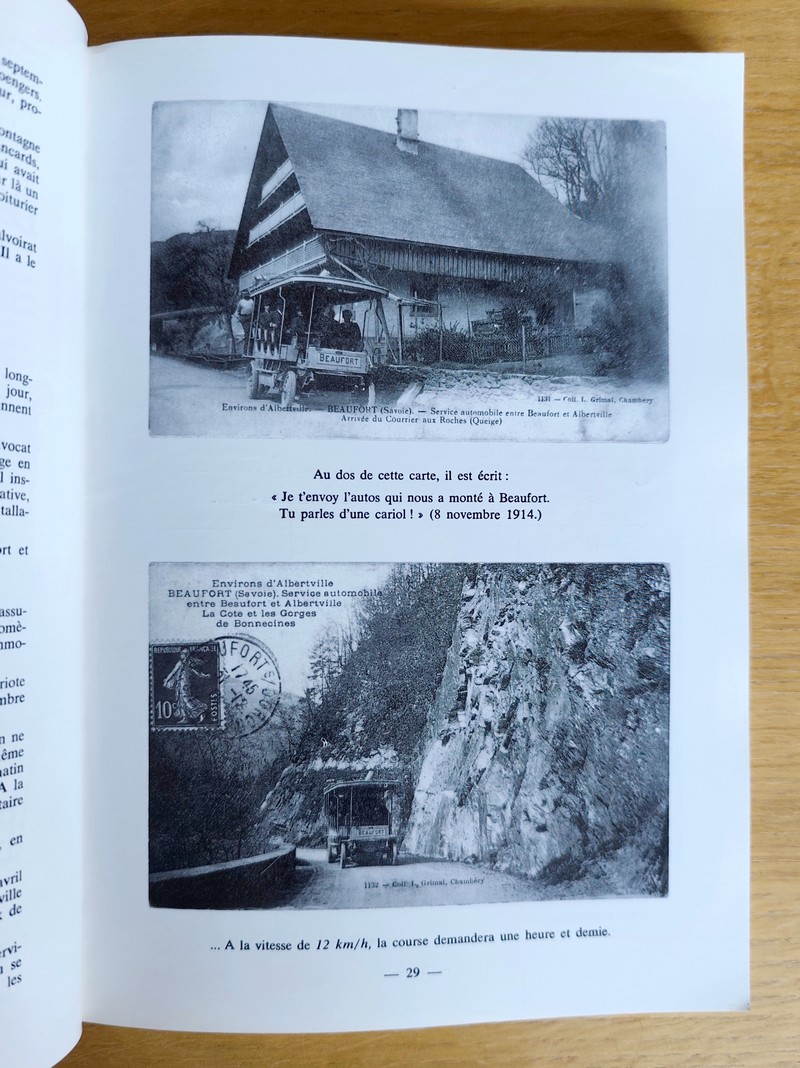 Le Beaufortain d'autrefois. Images et souvenirs d'une belle vallée de Savoie