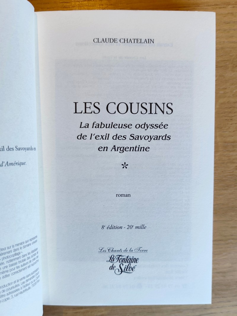 Les cousins. La fabuleuse odyssée de l'exil des Savoyards en Argentine