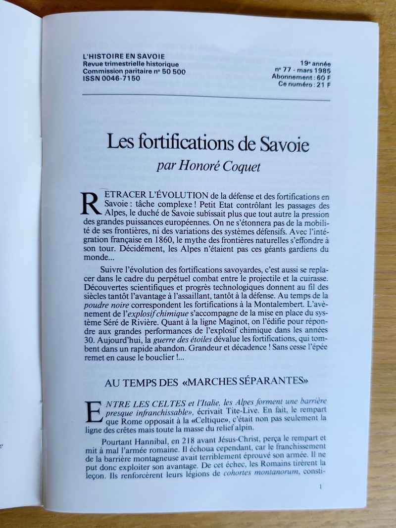 Les fortifications de Savoie