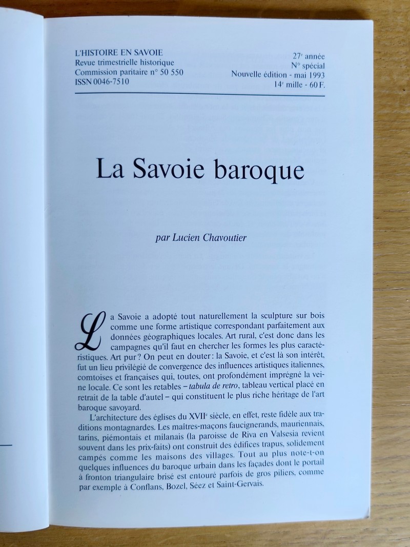 La Savoie baroque