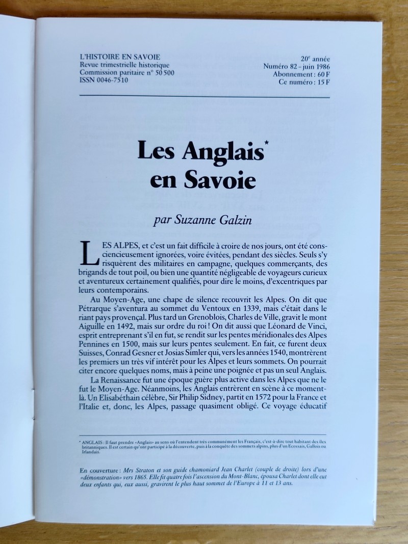 Les anglais en Savoie