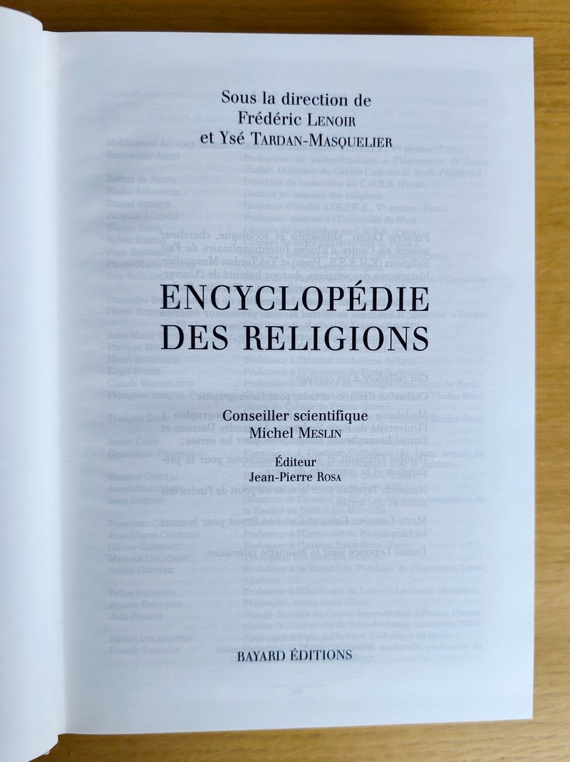 Encyclopédie des Religions (2 volumes sous emboitage)
