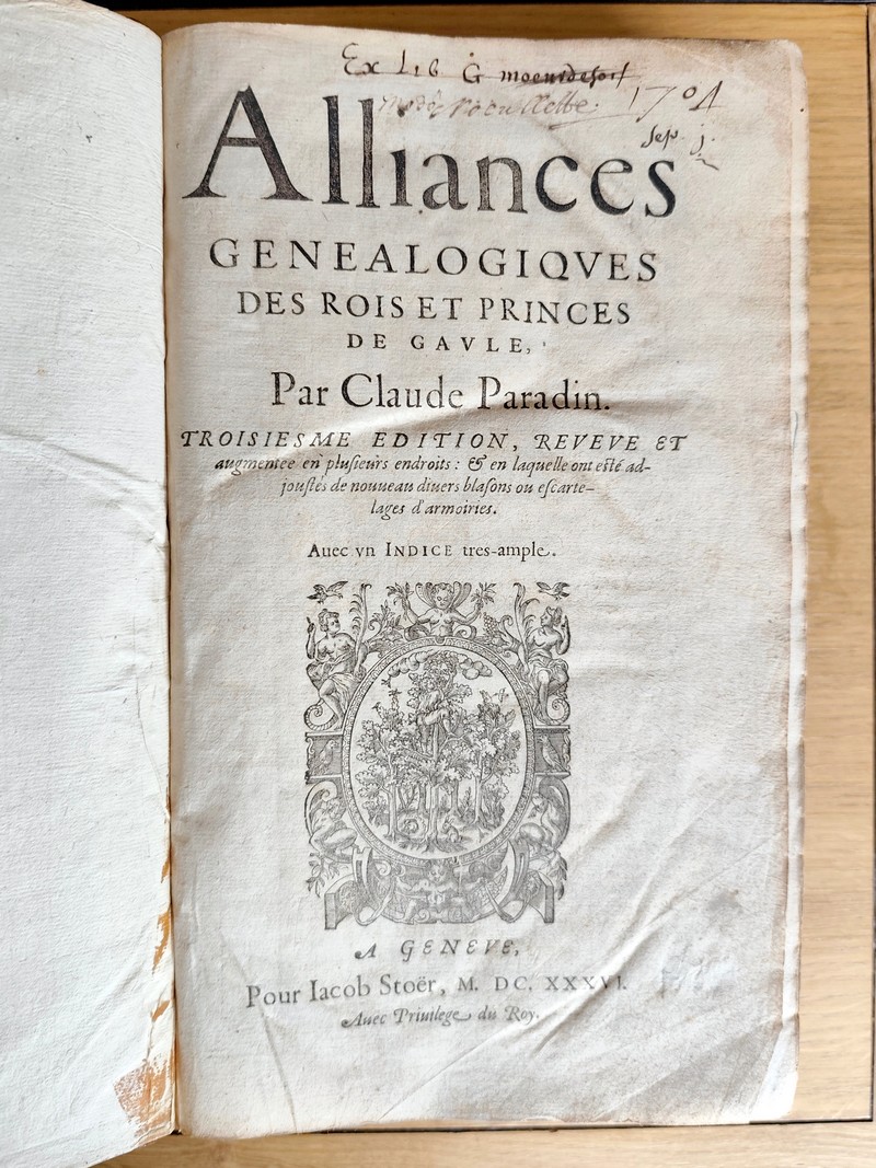 Alliances généalogiques des Rois et Princes de Gaule