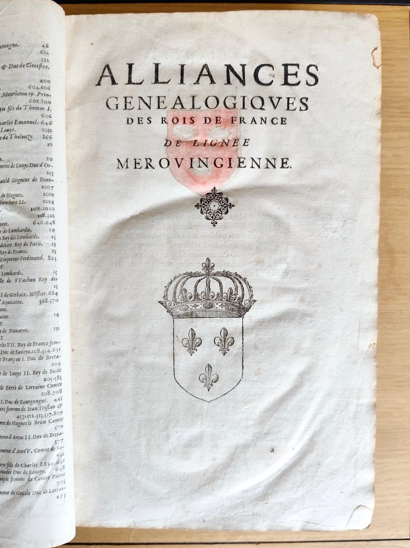 Alliances généalogiques des Rois et Princes de Gaule