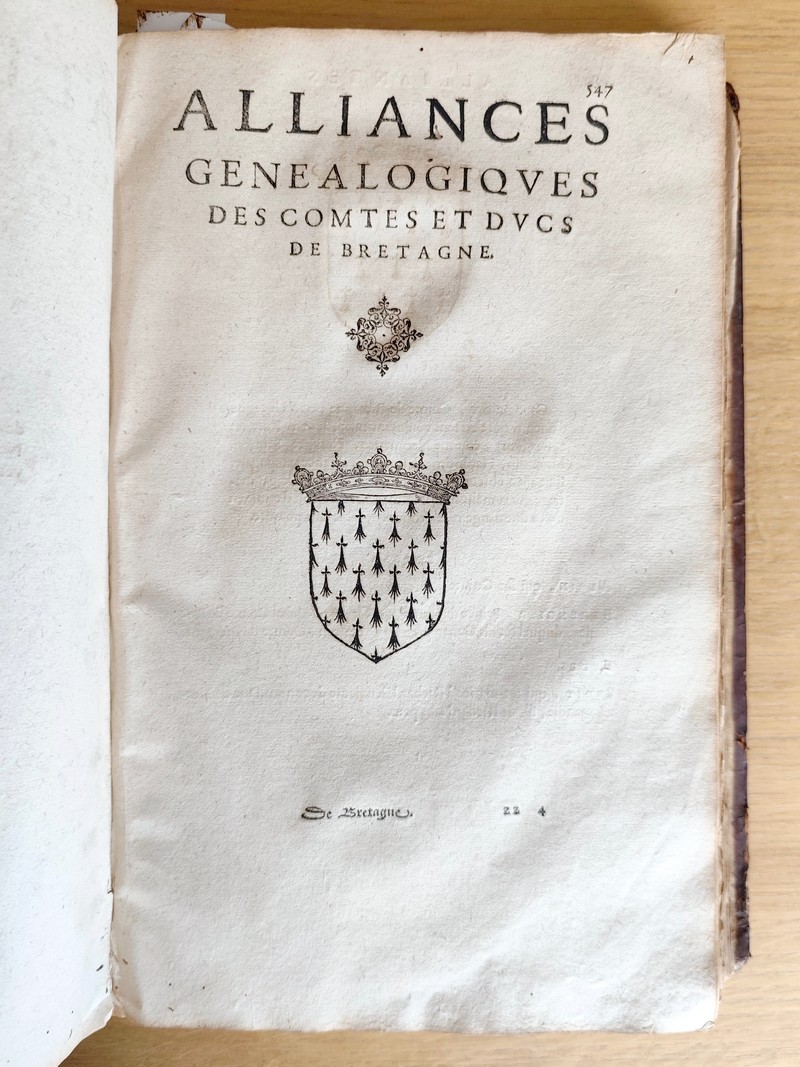 Alliances généalogiques des Rois et Princes de Gaule