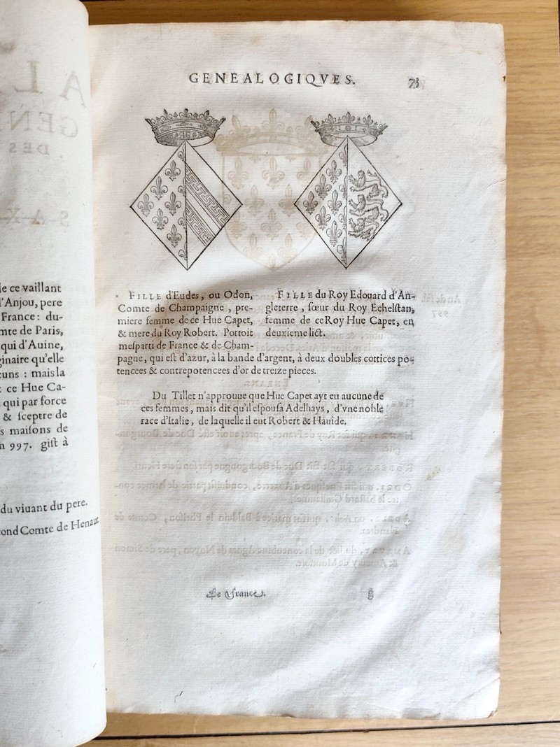 Alliances généalogiques des Rois et Princes de Gaule