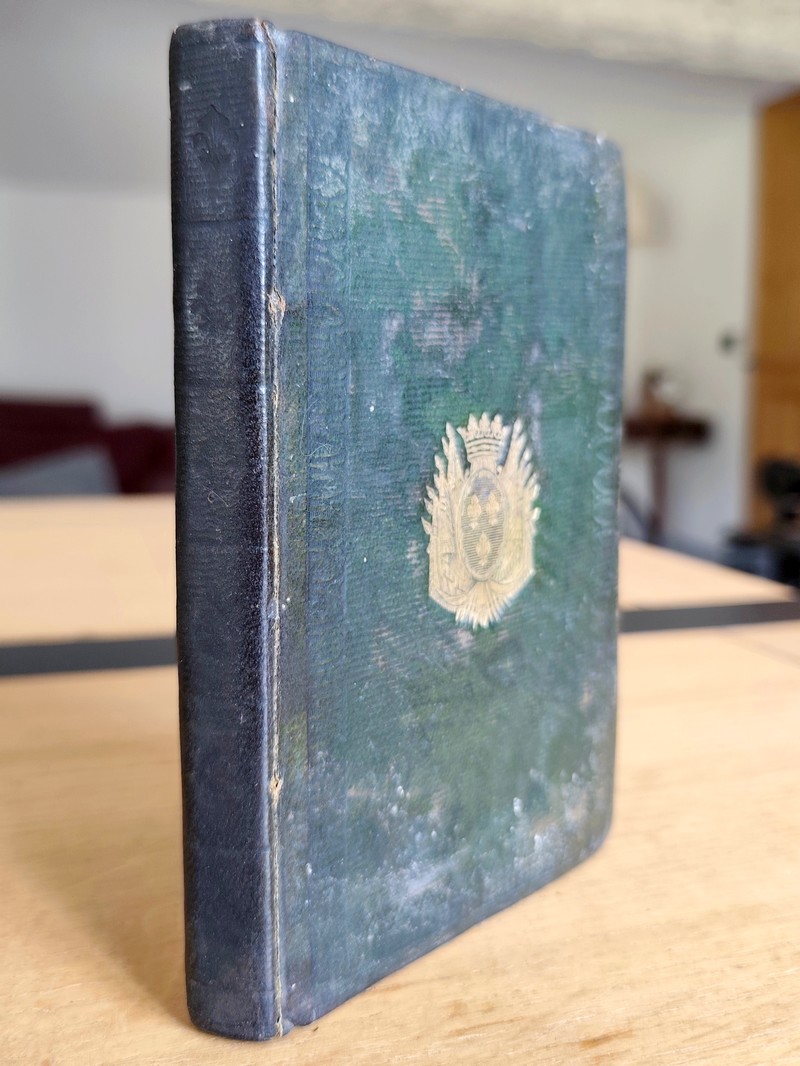 Carnet de compte et de bienfaisance pour l'établissement Royal de Saint-Joseph de Versailles 1829...