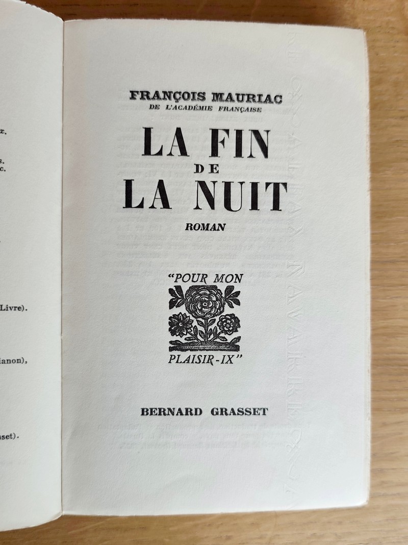 La fin de la nuit