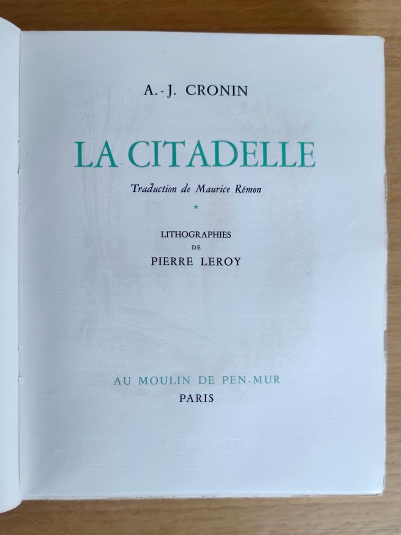 La citadelle (2 volumes)