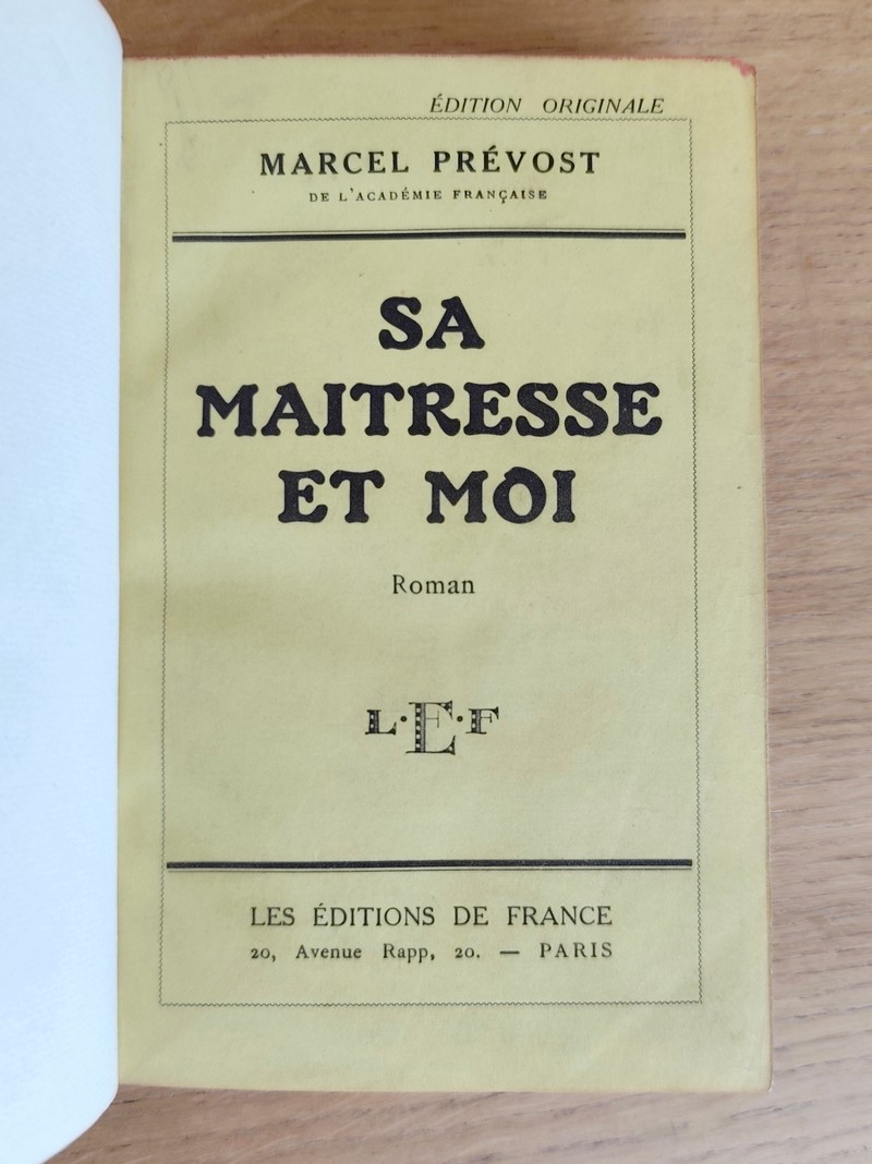 Sa maitresse et moi