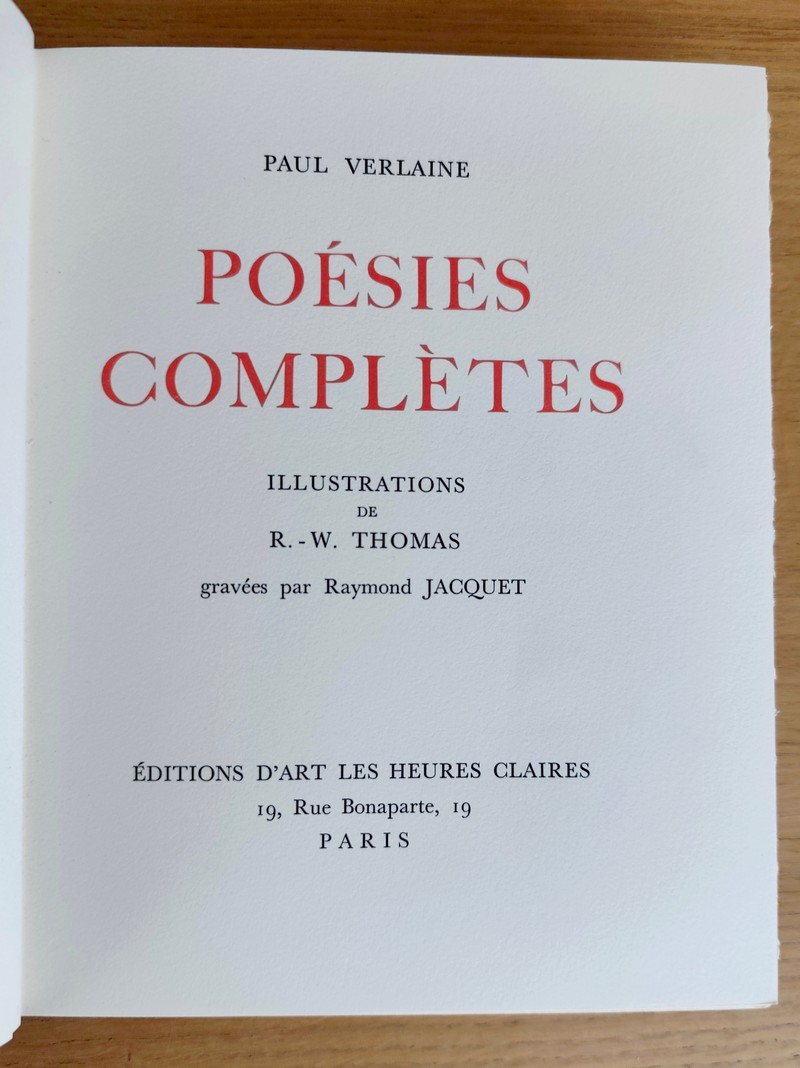 Poésies complètes (en 7 volumes)