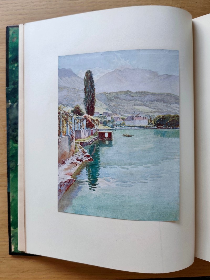 Au lac d'Annecy. Aquarelles, dessin au brou de noix et texte de André-Charles Coppier