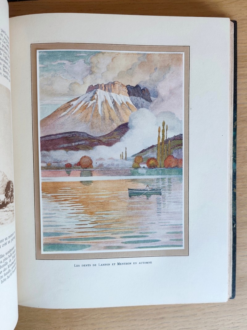 Au lac d'Annecy. Aquarelles, dessin au brou de noix et texte de André-Charles Coppier