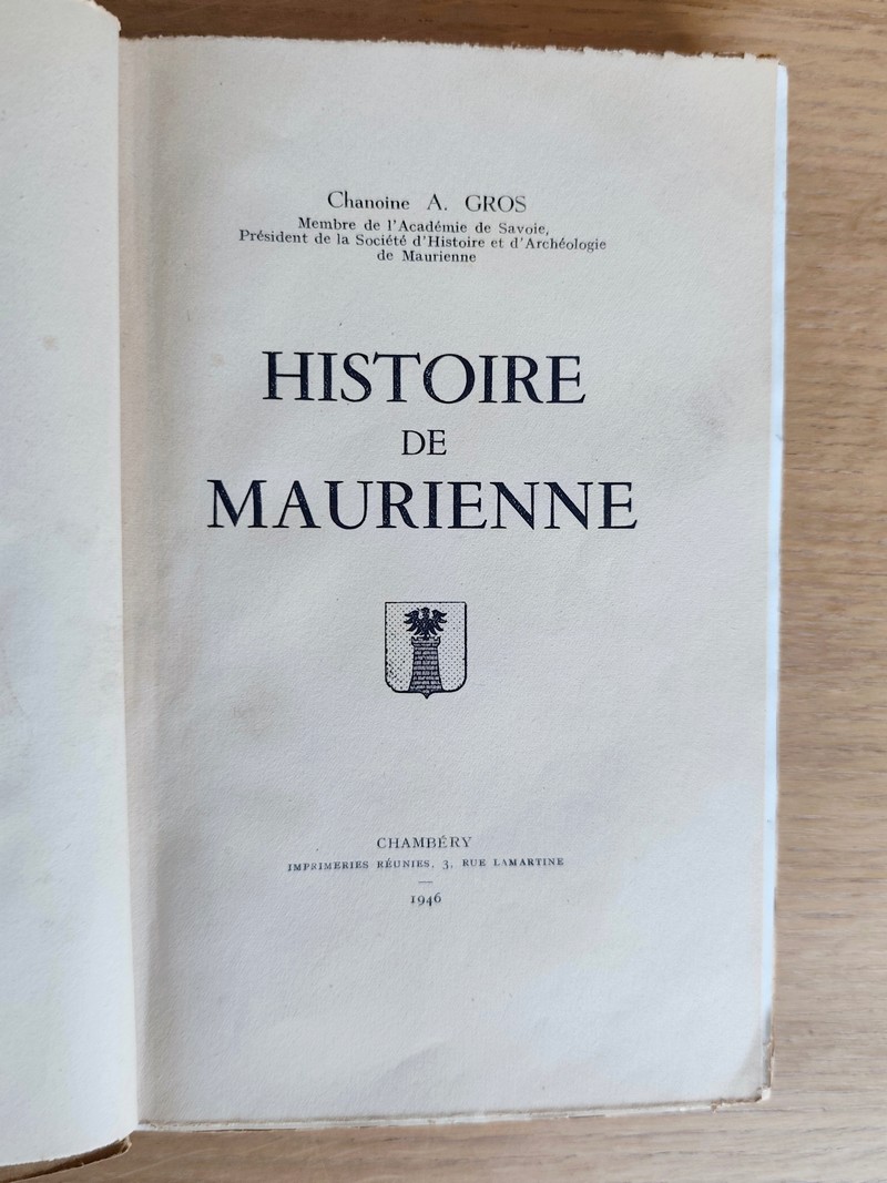 Histoire de Maurienne (6 volumes)