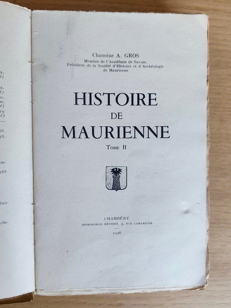 Histoire de Maurienne (6 volumes)