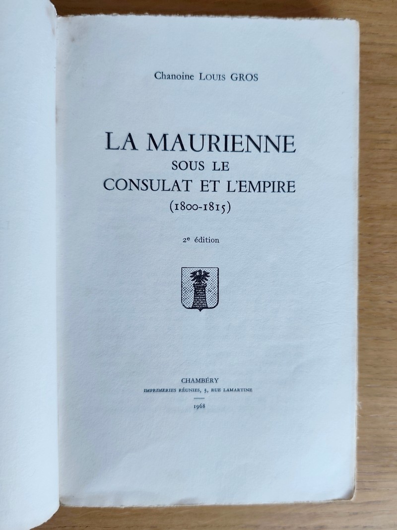 Histoire de Maurienne (6 volumes)
